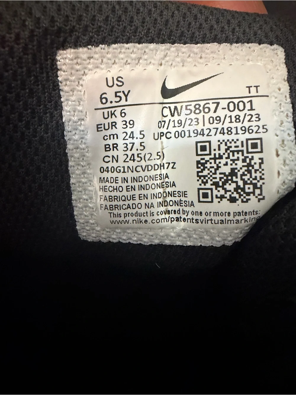 Nike Black High-Top Strap Lace-Up Sneakers